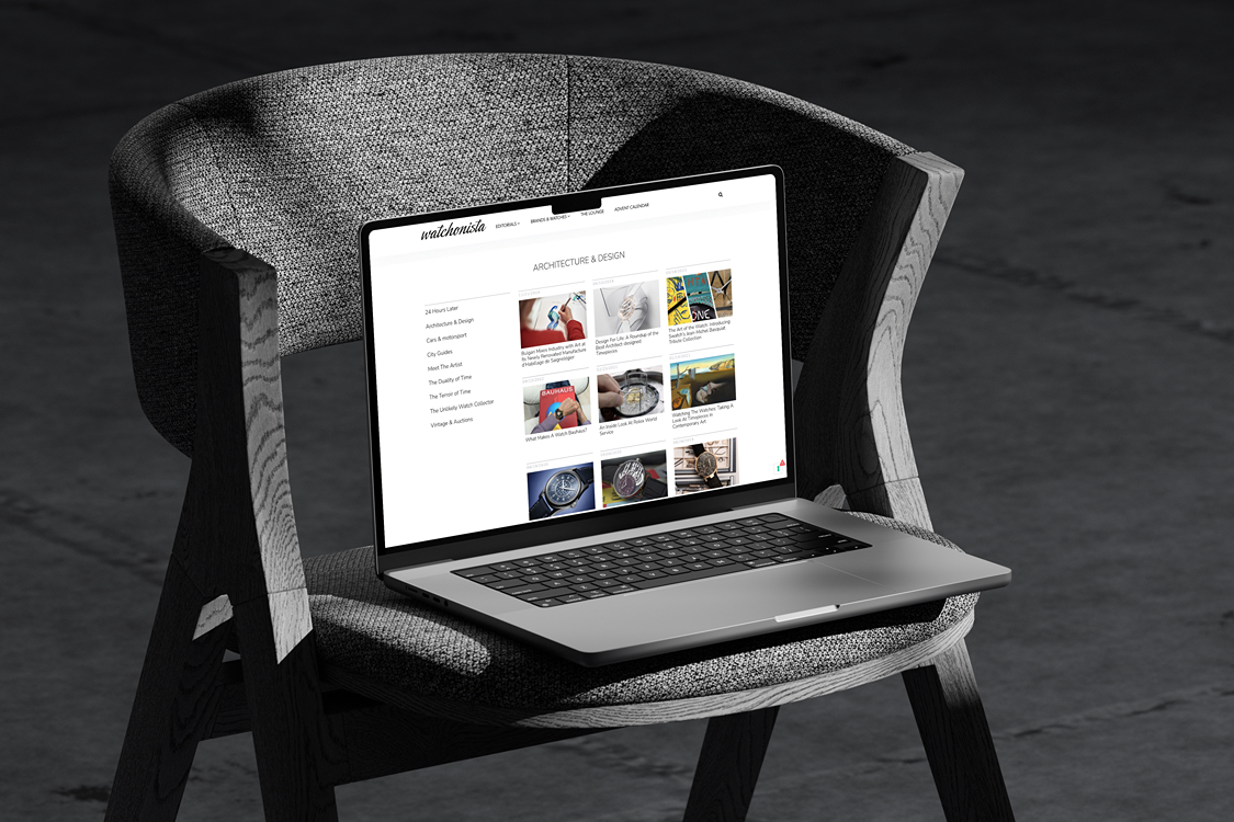 Watchonista on MacBook - Architecture & Design